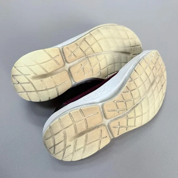 OOFOS OOmg Comfort Slip-On Shoes Burgundy Women’s 8 / 39 - Picture 5 of 7